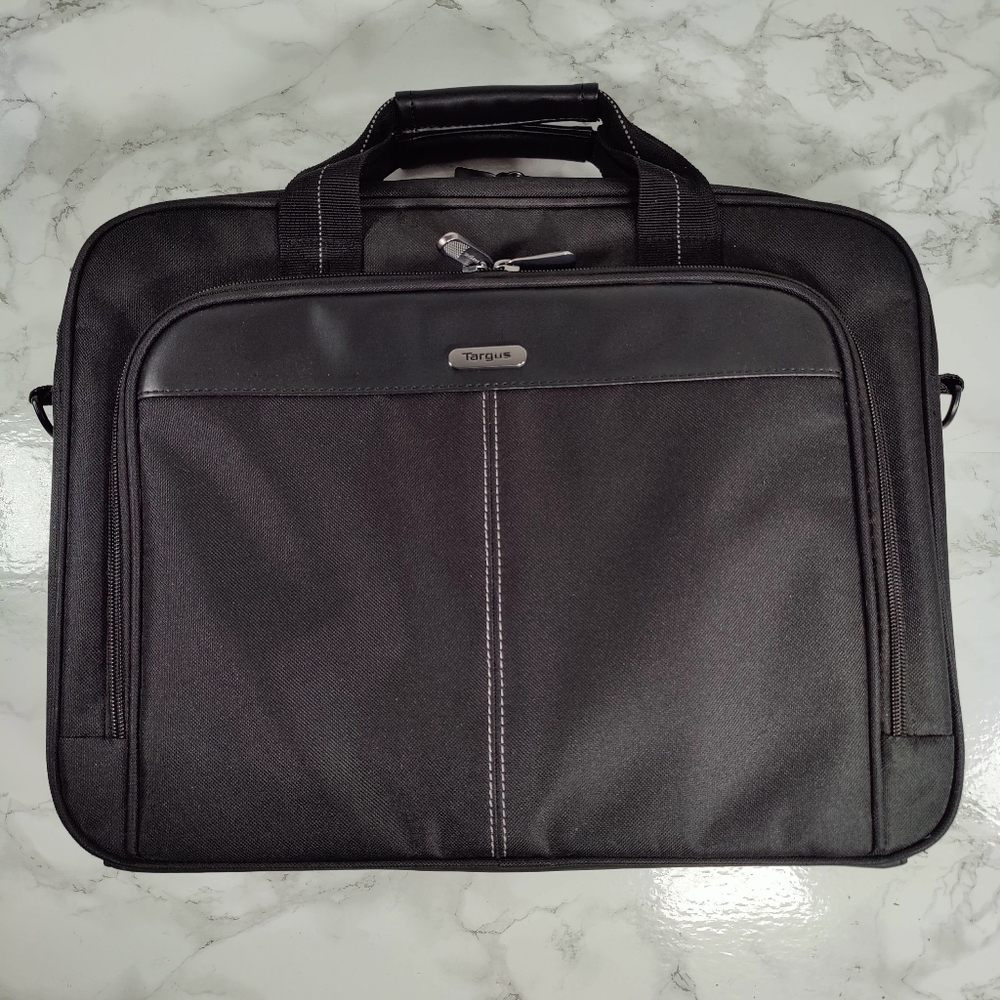 Targus Classic Slim Briefcase Laptop Bag - Picture 1 of 5
